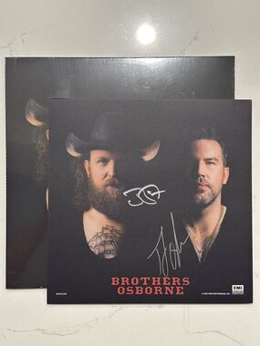 Brothers Osborne 2023 Signed Autographed Vinyl Record